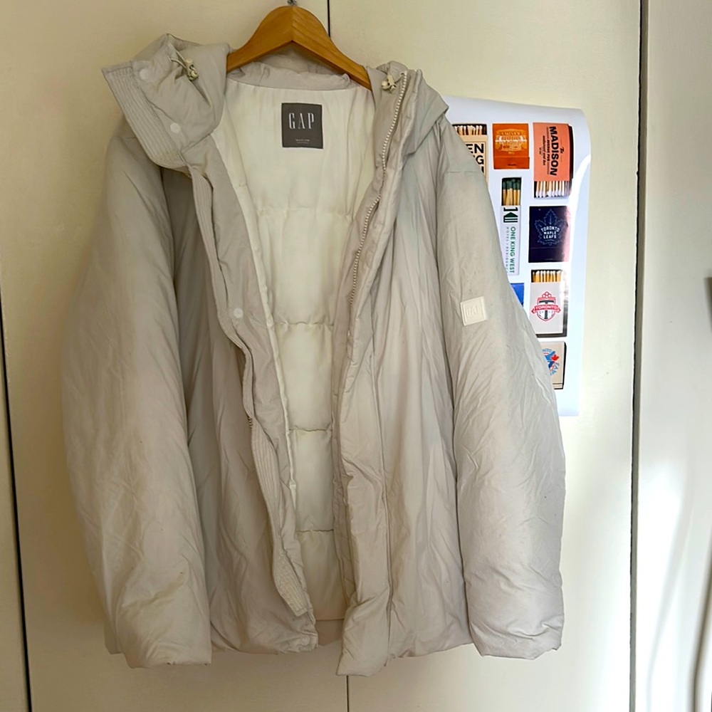 GAP Gray Puffer Jacket